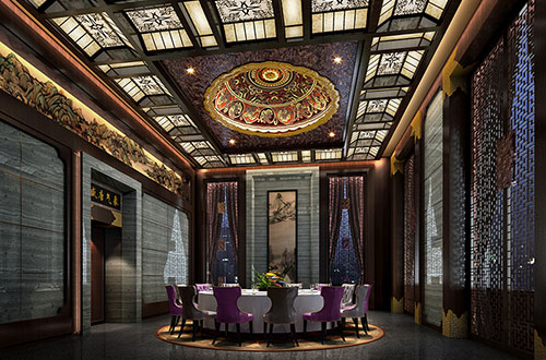 宁波低调奢华的新中式酒店设计效果图