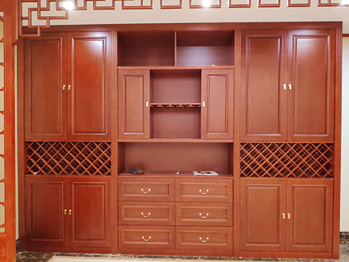 宁波中式家居装修之中式酒柜装修效果图