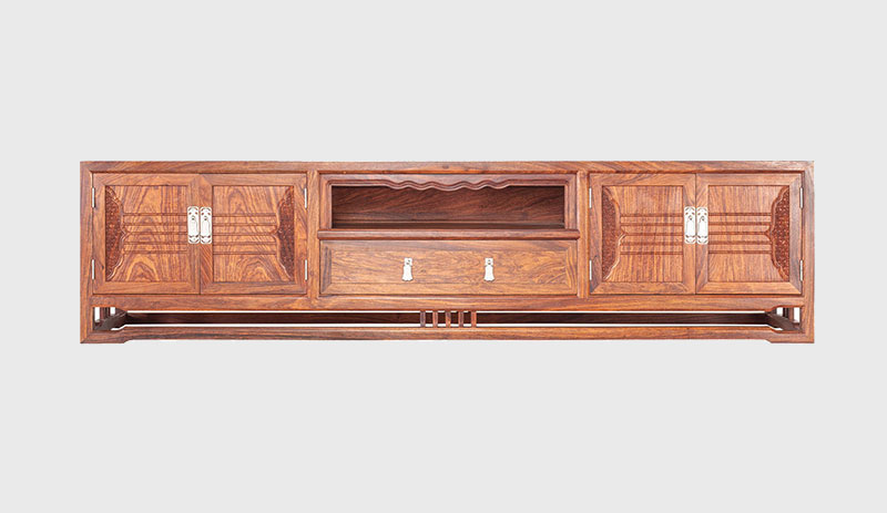 宁波刺猬紫檀电视柜低柜现代中式全实木电视柜客厅高低柜